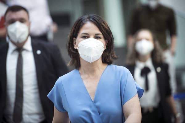 GERMANY-POLITICS-FLOOD-CLIMATE-BAERBOCK