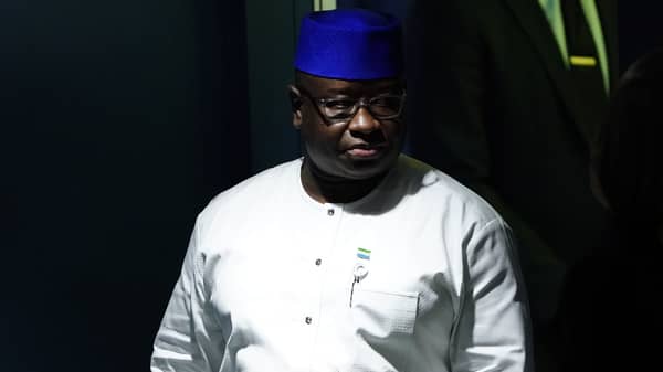 Sierra Leone’s President Julius Maada Bio arrives to address the 74th session of the United Nations General Assembly at U.N. headquarters in New York City, New York, U.S.