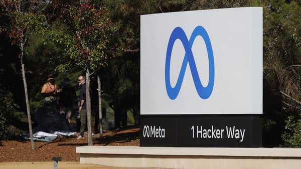 Facebook Covers Sign At Menlo Park Headquarters