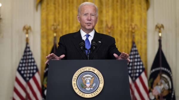 President Biden Delivers Remarks On Efforts To Address Supply Chain Bottlenecks