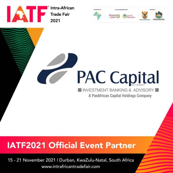 PAC Capital Limited sponsors Afreximbank 2021 Intra-African Trade Fair (IATF) event in Durban, South Africa