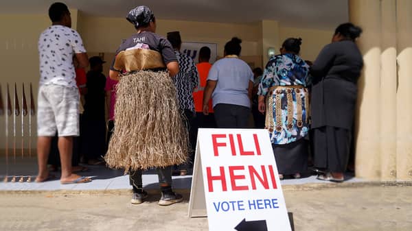 TONGA-POLITICS-VOTE