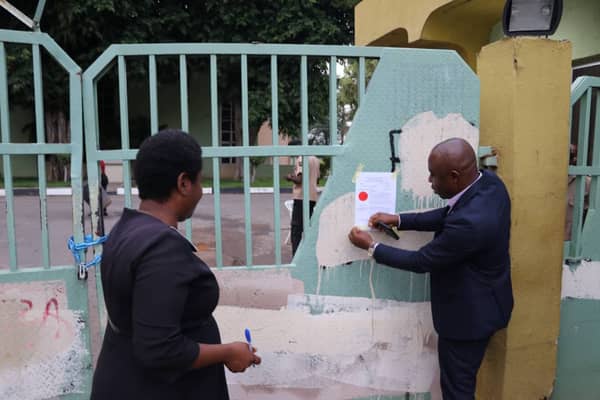 FCTA sealling ministry of power