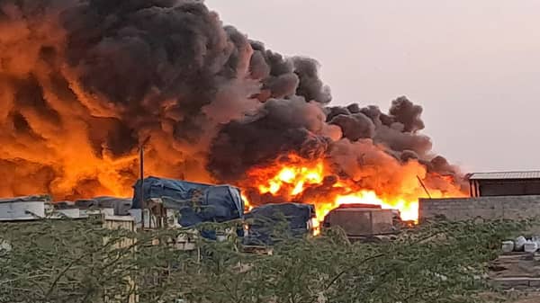 SUDAN-TRANSPORT-SHIPPING-DISASTER-FIRE