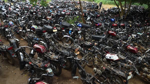 NIGERIA-TRANSPORT-MOTORCYCLES