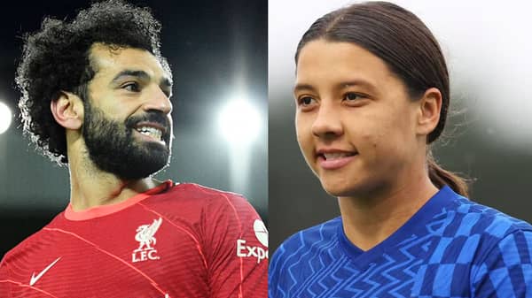 Mohamed Salah and Sam Kerr
