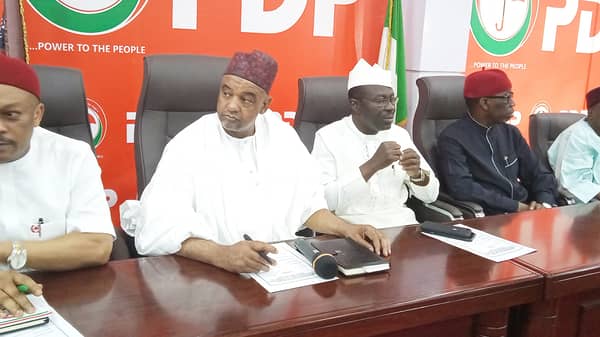 Pic1 PDP inaugurates Osun Election Campaign Council in Abuja