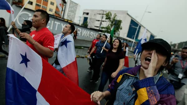 PANAMA-POLITICS-ECONOMY-PROTEST-GASOLINE-FOOD