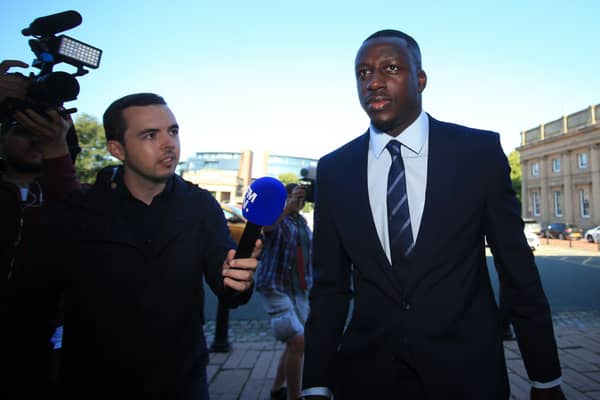 BRITAIN-COURT-ASSAULT-FBL-PR-MAN CITY-MENDY