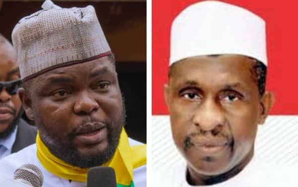 Accord Party Prof Christopher Imumolen and Bala Bello Maru