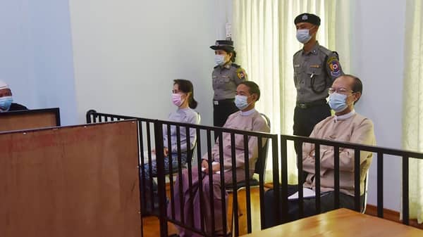 FILES-MYANMAR-COUP-TRIAL-SUUKYI