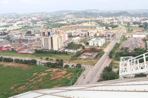 Aerial view of Abuja
