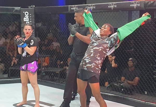 Nigeria police woman fighter Juliet Ukah