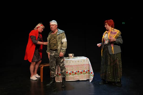 DENMARK-UKRAINE-RUSSIA-REFUGEE-THEATRE