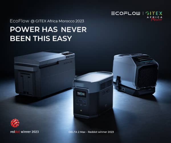 EcoFlow to Showcase Latest DELTA 2 Max Solar Generator at GITEX Africa 2023 in Marrakech, Morocco