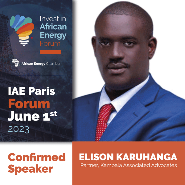Elison Karuhanga Confirmed as Speaker at Invest in African Energy Forum Paris