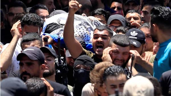 PALESTINIAN-ISRAEL-CONFLICT-FUNERAL
