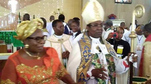 Most Reverend (Prof) Emmanuel Chukwuma and wife 23 7 23