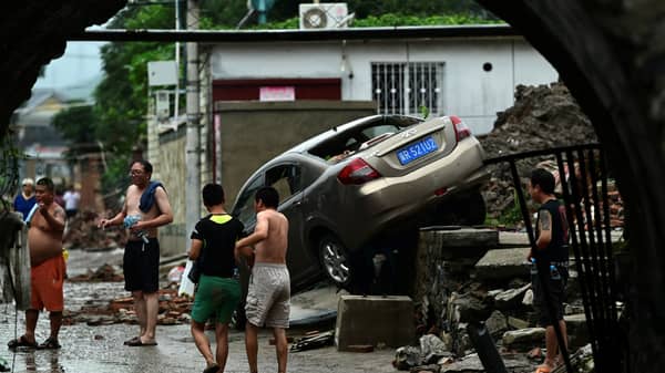 CHINA-TYPHOON-WEATHER-CLIMATE