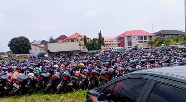 Some-of-the-impounded-motorcycles-in-the-custody-of-FCT-Directorate-of-Road-Traffic-Services