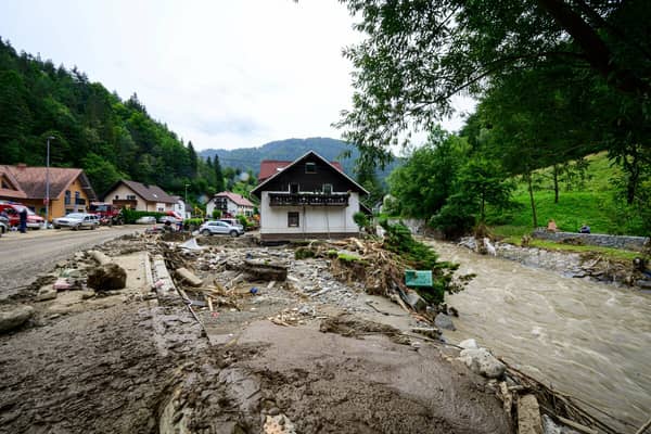FILES-SLOVENIA-WEATHER-FLOOD-CLIMATE