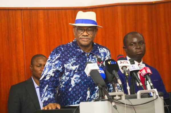 FCT-Minister-Nyesom-Wike-making-his-remarks-during-the-interactive-meeting-with-estate-developers-and-residents-associations-in-Abuja-on-Tuesday
