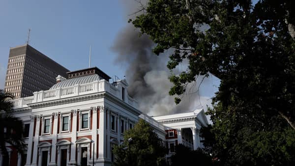 FILES-SAFRICA-POLITICS-PARLIAMENT-FIRE
