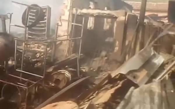 Scene-of-the-fire-in-Enugu