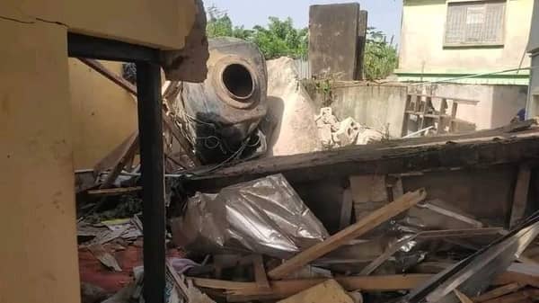 Scene of the incident in Akure