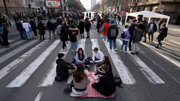 SERBIA-POLITICS-VOTE-DEMONSTRATION