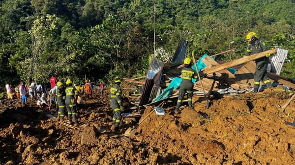 COLOMBIA-WEATHER-LANDSLIDE