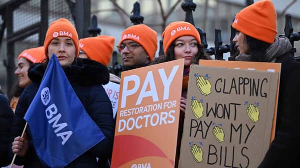 BRITAIN-HEALTH-DOCTORS-STRIKE