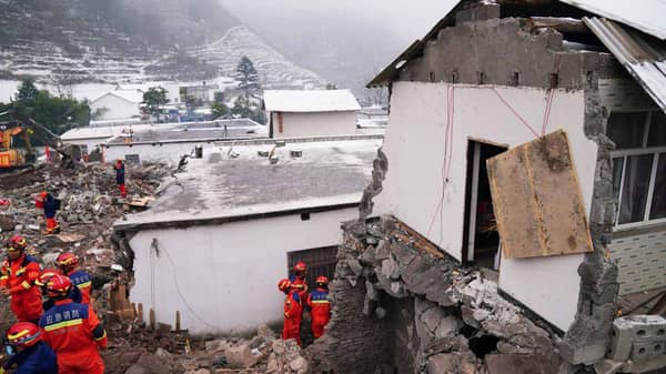 CHINA-WEATHER-LANDSLIDE