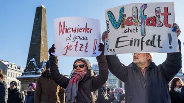 GERMANY-POLITICS-PARTIES-MIGRATION-RACISM-DEMO