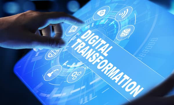 Digital transformation, disruption, innovation. Business and modern technology concept.