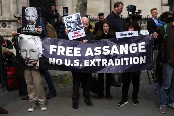 BRITAIN-US-COURT-ASSANGE-EXTRADITION