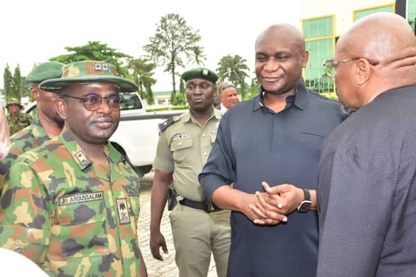 Major General Jamal and MD of NDDC, Samuel Ogbuku