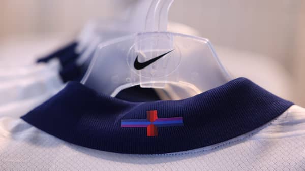 British government criticises Nike for ‘toying’ with England flag on football shirt