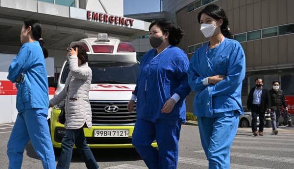 SKOREA-LABOUR-DOCTORS-STRIKE