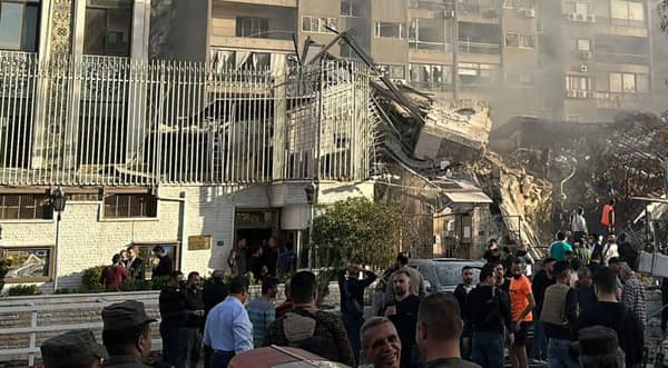 SYRIA-ISRAEL-CONFLICT-STRIKE-IRAN