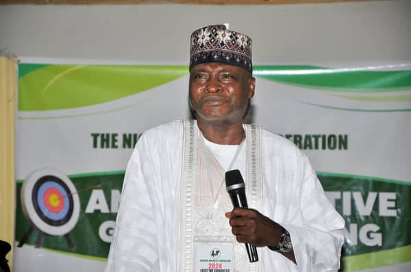 Mohammed Abdullahi as President of the Nigeria Archery Federation