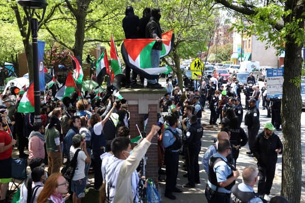 US-PALESTINIAN-ISRAEL-CONFLICT-PROTEST