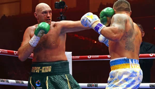 Boxing: Heavyweight title fight, Tyson Fury v Oleksandr Usyk