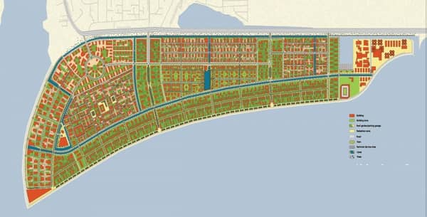 Eko Atlantic city layout