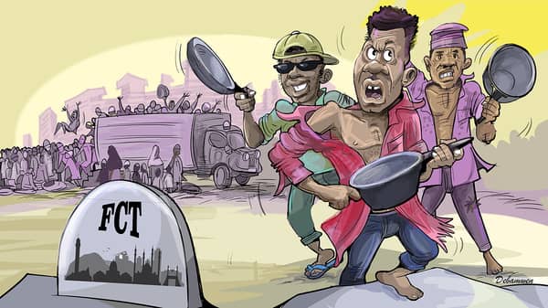 INFLUX OF STREET BEGGERS