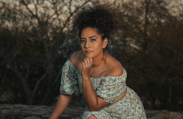 Two pieces floral dress. PhotoPexels