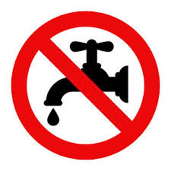 no water