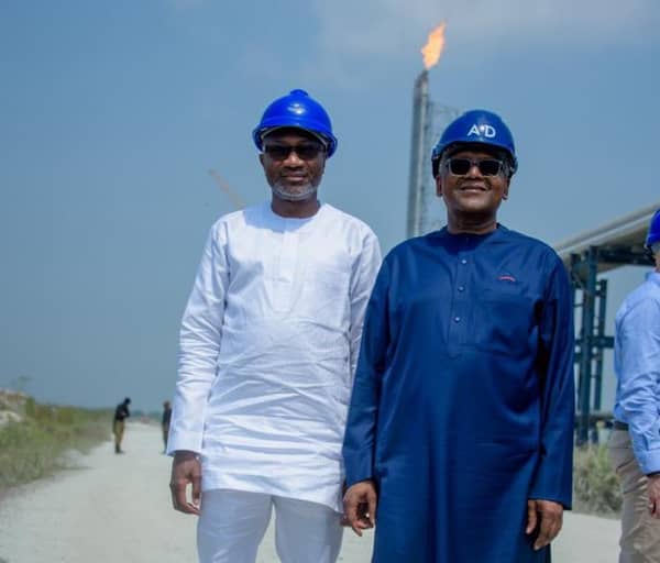 Femi Otedola and Aliko Dangote