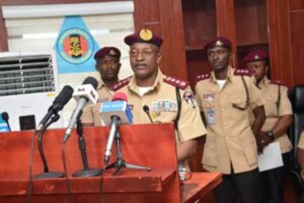 The Corps Marshal, Federal Road Safety Corps (FRSC) Malam Shehu Mohammed