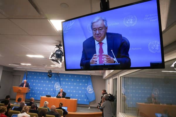 UN Secretary-General Antonio Guterres
